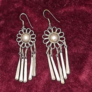 NEW dangly hanging Sun flower earrings